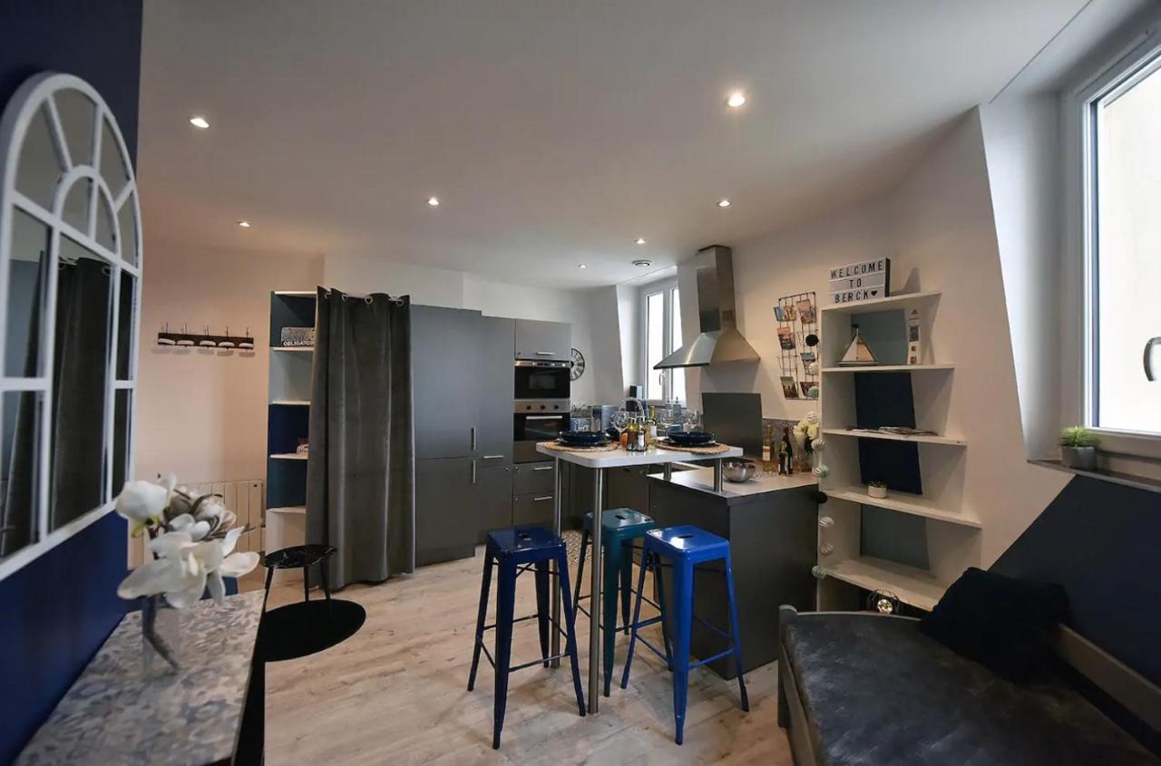 Studio L'Échappée Bleue - 250m de la plage Berck Exterior foto