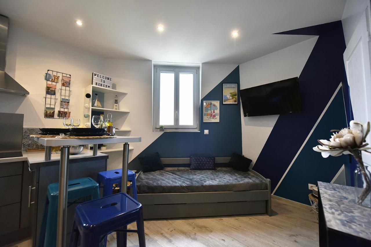 Studio L'Échappée Bleue - 250m de la plage Berck Exterior foto